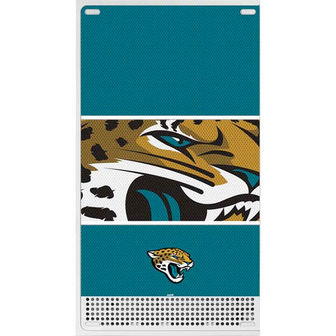 NFL Jacksonville Jaguars Zone Block Xbox Series S Console Skin
